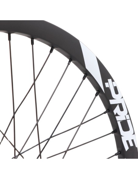 Roues 20" (406) Pride Wave matt white Control rouge 10mm