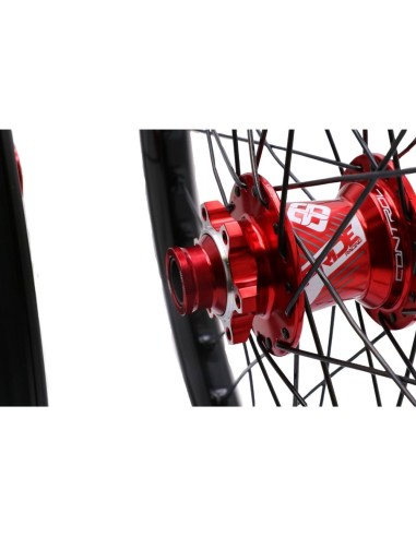 Roues 20" (406) Pride Wave Gloss White Pride Control rouge