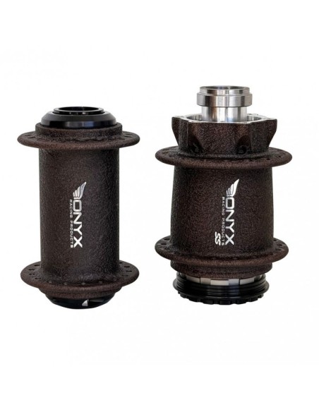 Paire de Moyeux Onyx SOLID 20mm Ultra SS 36H Coffee Ground