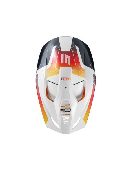Casque Shot Race - Phaser Blue Red Pearly