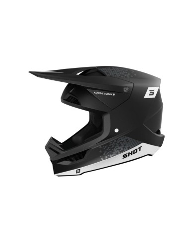 Casque Shot Furious - Draw White Mat