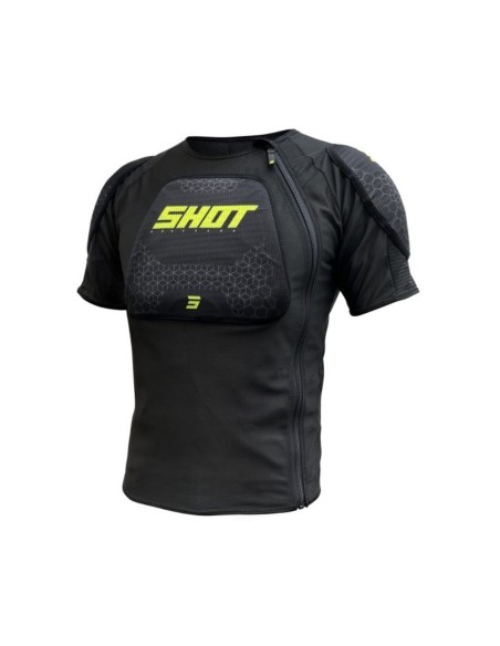 Gilet Shot Airlight - Manches Courtes - Black/Neon Yellow