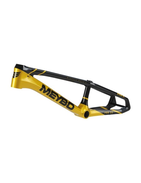 Kit Cadre/Fourche Meybo HSX Carbon 2025 - Black/Gold