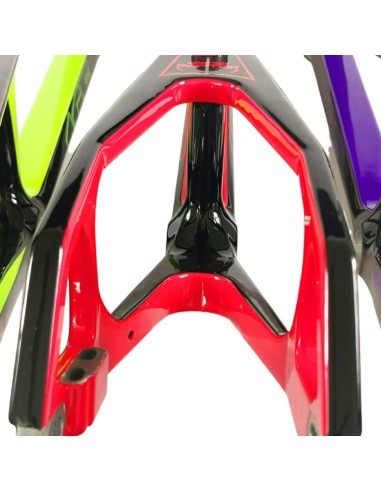 Cadre BMX carbone ICE RAPTOR Noir / Rouge Hot Chili PRO XL