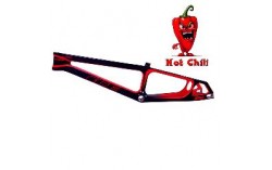 Cadre BMX carbone ICE RAPTOR Noir / Rouge Hot Chili PRO XL