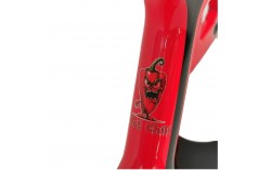 Cadre BMX carbone ICE RAPTOR Noir / Rouge Hot Chili PRO XL