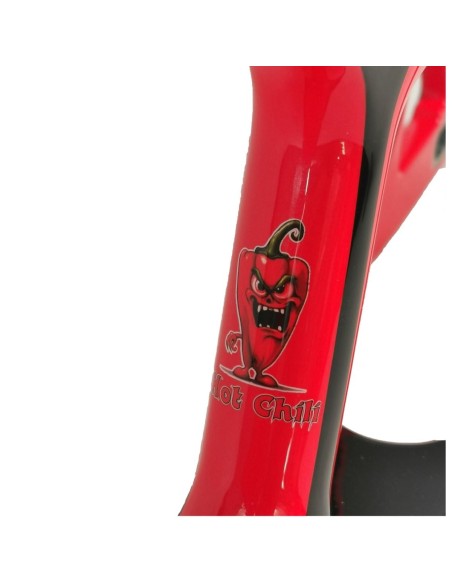Cadre BMX carbone ICE RAPTOR Noir / Rouge Hot Chili PRO XL