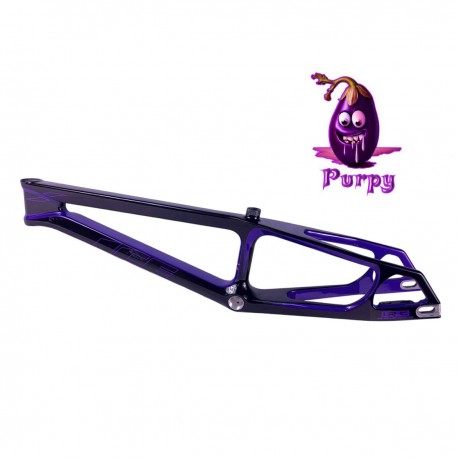 Cadre BMX carbone ICE RAPTOR Noir / violet Purpy PRO