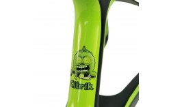 Cadre BMX carbone ICE RAPTOR Noir / Lime Citrik PRO
