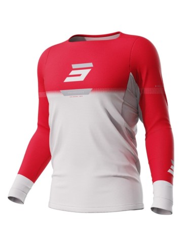 Maillot Manches Longues Shot Rogue Stok Rouge
