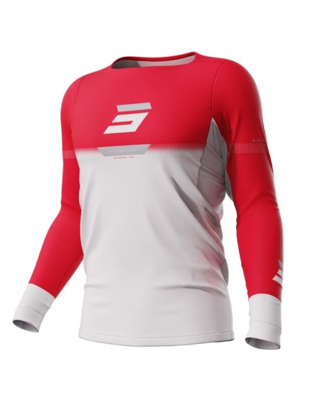 Maillot Manches Longues Shot Rogue Stok Rouge