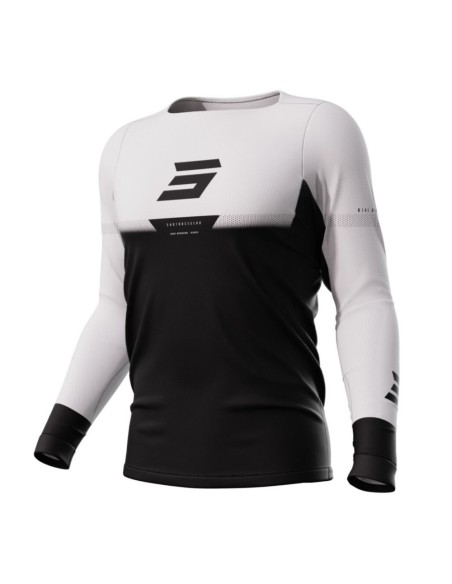 Maillot Manches Longues Shot Rogue Stok Blanc