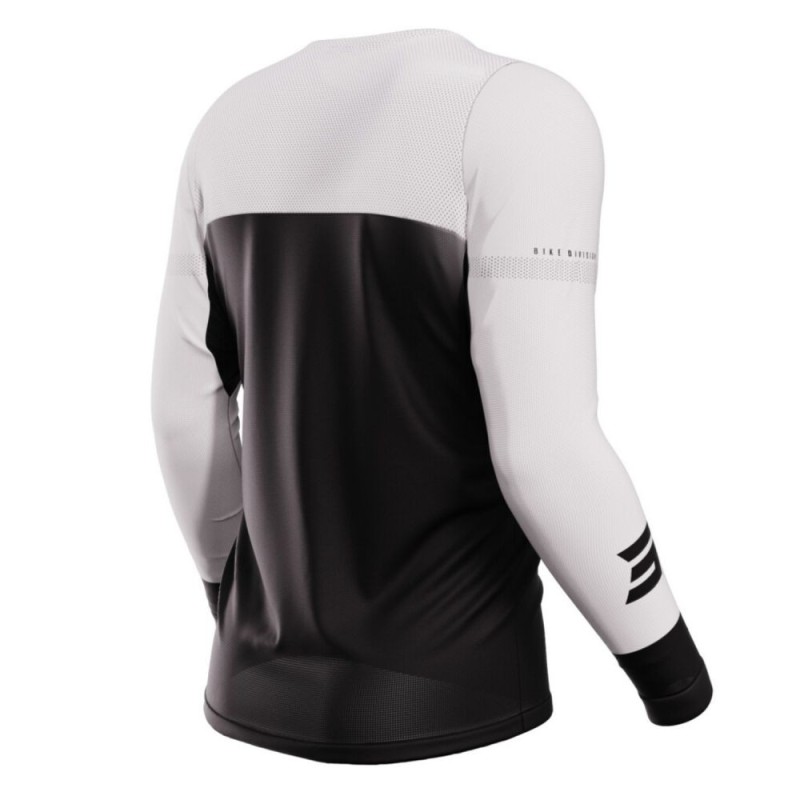 Maillot Manches Longues Shot Rogue Stok Blanc - Enfant