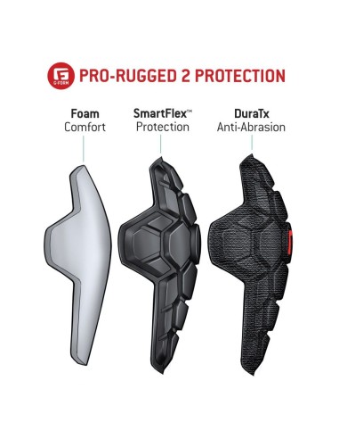 COMBO GENOUX-TIBIA G-FORM PRO RUGGED 2 NOIR