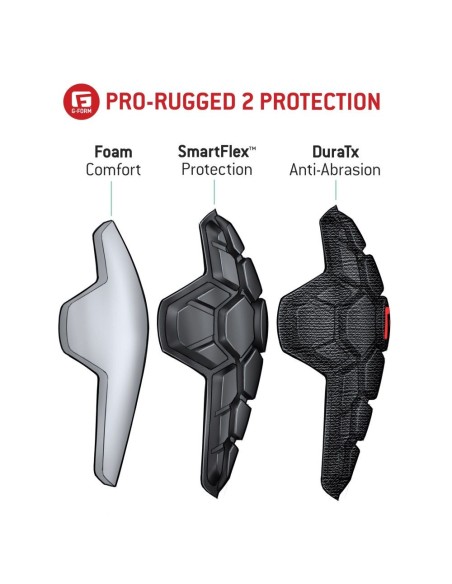 COMBO GENOUX-TIBIA G-FORM PRO RUGGED 2 NOIR