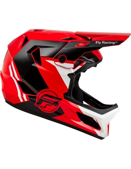 Casque vélo FLY RACING Rayce - rouge/noir/blanc 2