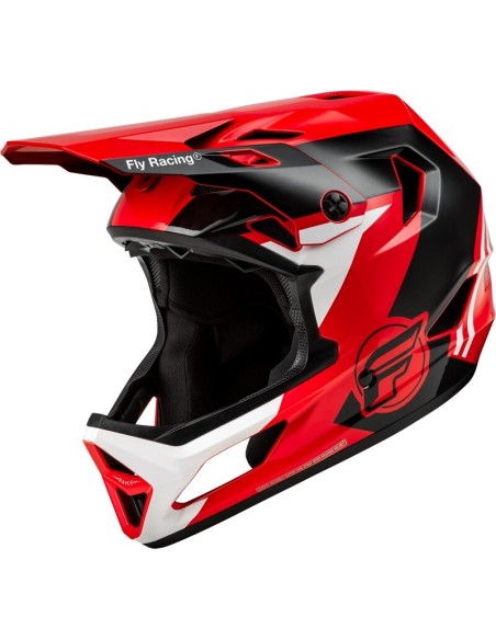 Casque vélo FLY RACING Rayce - rouge/noir/blanc