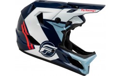 Casque vélo FLY RACING Rayce - rouge/blanc/bleu