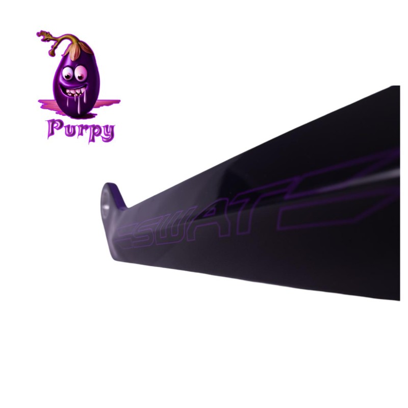 Fourche carbone ICE SWAT2.0 TAPERED 20" Axe Ø 20mm, Noire / Violet Purpy