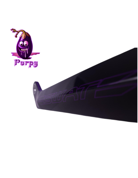 Fourche carbone ICE SWAT2.0 TAPERED 20" Axe Ø 20mm, Noire / Violet Purpy 2