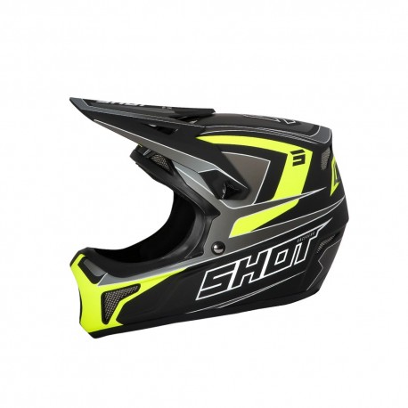 Casque Shot Rogue Enfant Armada noir jaune