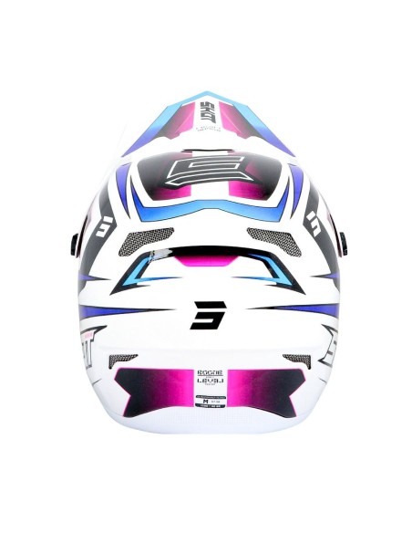 Casque Shot Rogue Enfant Armada Level White Blue Pearly 2
