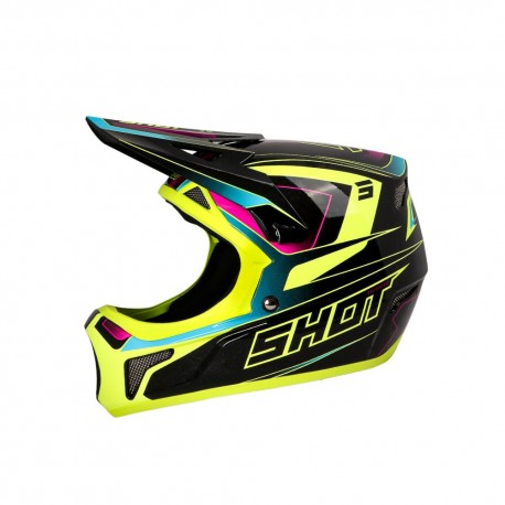 Casque Shot Rogue adulte Level Neon Yellow/Pink