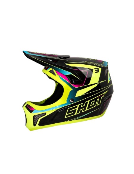 Casque Shot Rogue adulte Level Neon Yellow/Pink