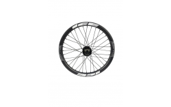 Roue arrière ICE RAPTOR 20'' Carbone Noire logo Blanc - Moyeu HACKER X 10-15