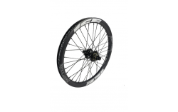 Roue arrière ICE RAPTOR 20'' Carbone Noire logo Blanc - Moyeu HACKER X 10-15