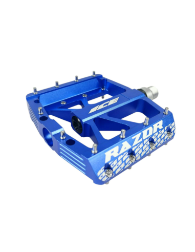 Pédales ICE RAZOR CNC Bleues
