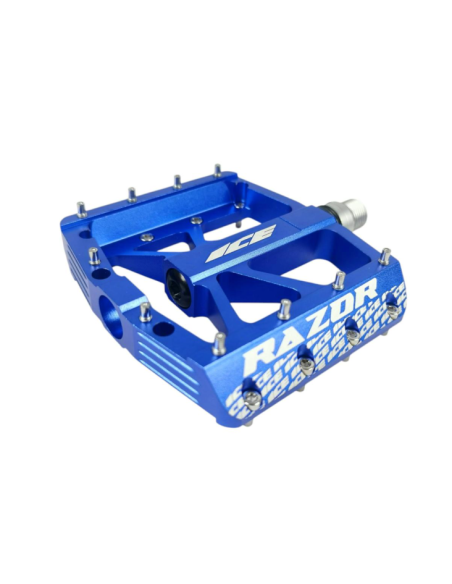 Pédales ICE RAZOR CNC Bleues