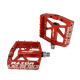 Pédales ICE RAZOR CNC Rouges