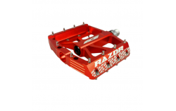 Pédales ICE RAZOR CNC Rouges