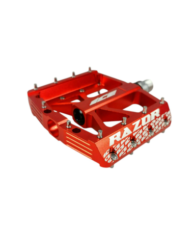 Pédales ICE RAZOR CNC Rouges
