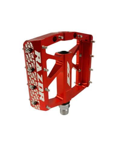 Pédales ICE RAZOR CNC Rouges
