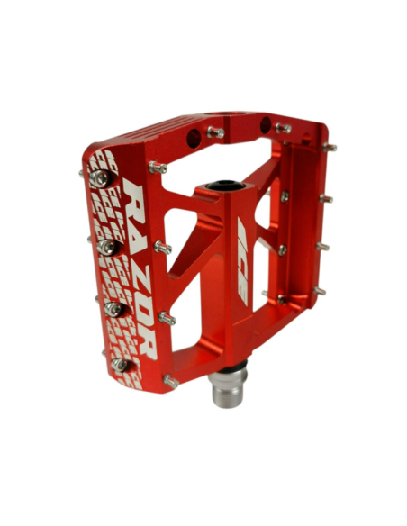 Pédales ICE RAZOR CNC Rouges
