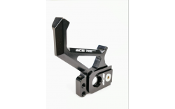 Adaptateur de frein à disque BMX ICE FAST Ø15mm + PLAQUE 15/20 CNC NOIR
