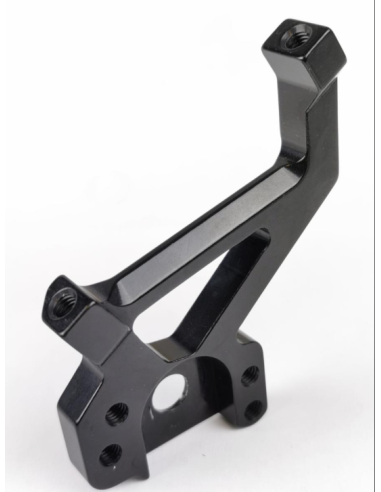 Adaptateur de frein à disque BMX ICE FAST Ø15mm + PLAQUE 15/20 CNC NOIR