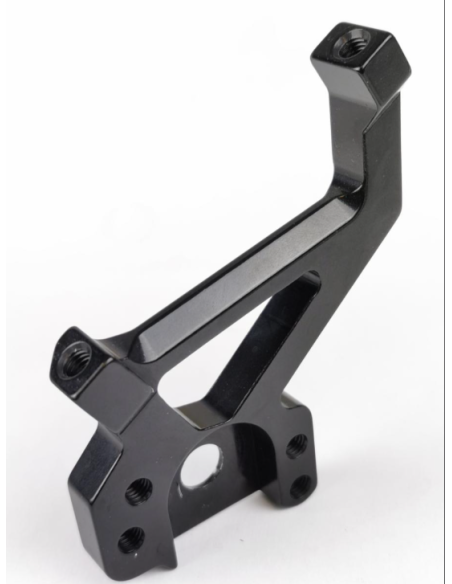 Adaptateur de frein à disque BMX ICE FAST Ø15mm + PLAQUE 15/20 CNC NOIR 2