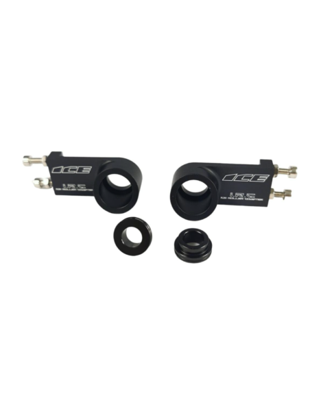 Paire de tendeurs de chaîne ICE pour axe de 15 & 10 mm noir 2