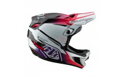 Casque Troy Lee Designs - D4 Carbon blanc