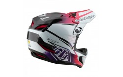 Casque Troy Lee Designs - D4 Carbon blanc