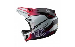 Casque Troy Lee Designs - D4 Carbon blanc