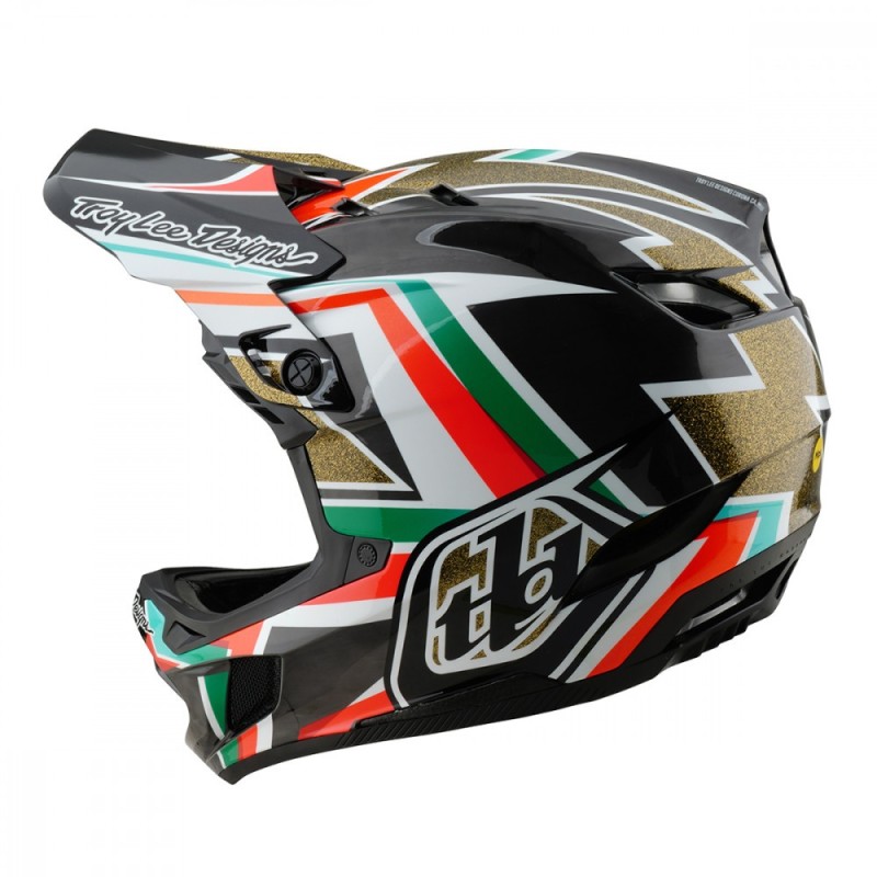 Casque Troy Lee Designs - D4 Carbon Noir or