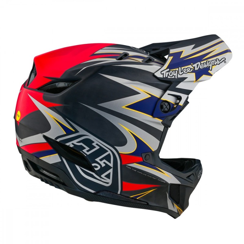 Casque Troy Lee Designs - D4 Carbon Noir gris