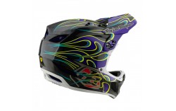 Casque Troy Lee Designs - D4 Carbon Noir violet