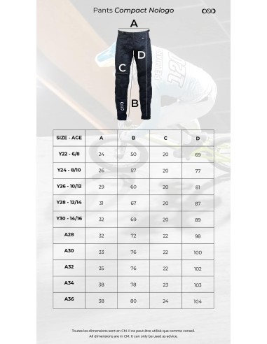 Pantalon NOLOGO Compact V2 ROUGE enfant