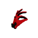 Gants NOLOGO GLORY ROUGE ENFANT