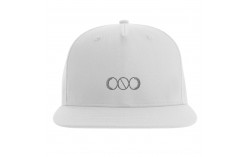 Snapback Cap NOLOGO BLANC
